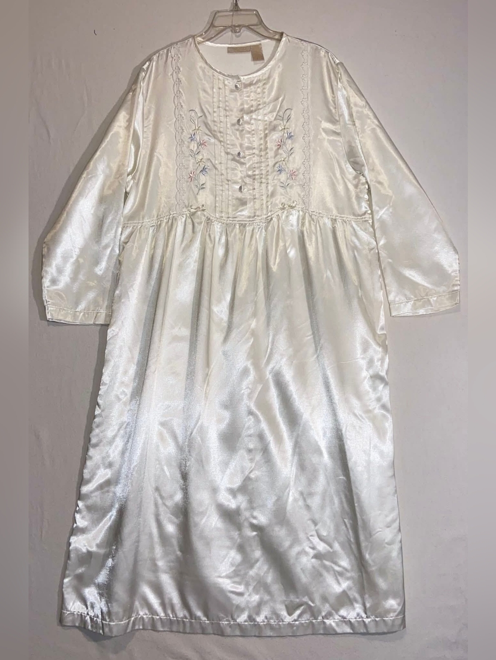 Delicates Ivory Satin Nightgown